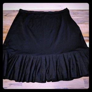 Pencil Skirt with Pleated Ruffle